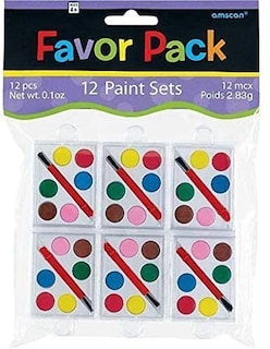 Foto 3 | Set De Pintura Amscan Value Pack, 6 Colores Vibrantes, 12 Paquetes - Venta Internacional.