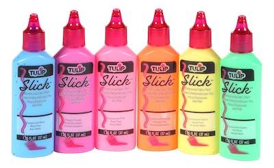 Foto 2 | Pintura Para Tela Tulip Dimensional Neon, 37 Ml, Paquete De 6 - Venta Internacional.