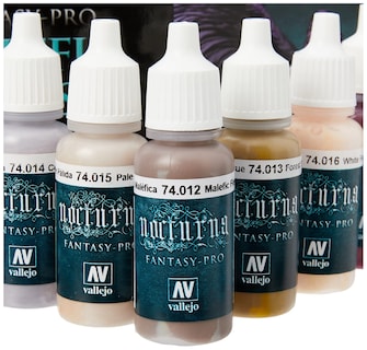 Foto 3 | Set De Pintura Acrílica Vallejo Pro Nocturna Malefic Flesh 8x17ml - Venta Internacional.