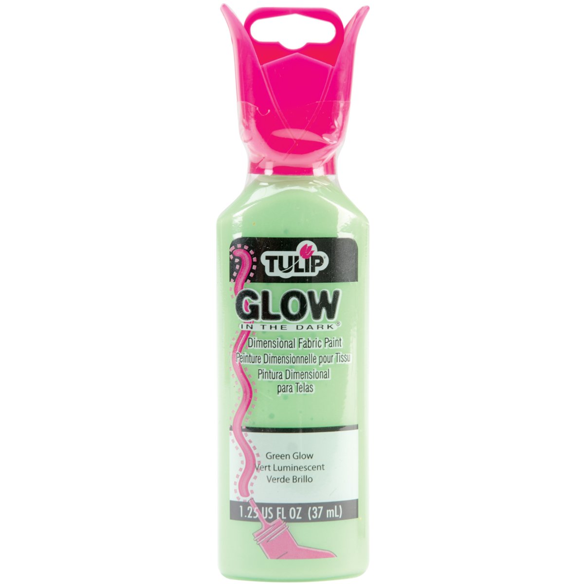 Foto 2 pulgar | Pintura Para Tela Tulip Dimensional, 37 Ml, Que Brilla En Verde Oscuro - Venta Internacional.