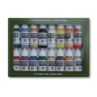 Foto 6 | Set De Pintura Acrílica Para Modelar Vallejo Model Color Basic Usa 18ml - Venta Internacional.