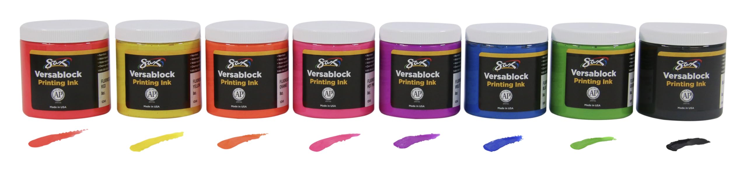 Foto 4 pulgar | Tinta De Impresión En Bloque Para Saxo Versablock A Base De Agua, 240 Ml, Juego De 8 - Venta Internacional.