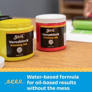 Foto 6 | Tinta De Impresión En Bloque Para Saxo Versablock A Base De Agua, 240 Ml, Juego De 8 - Venta Internacional.