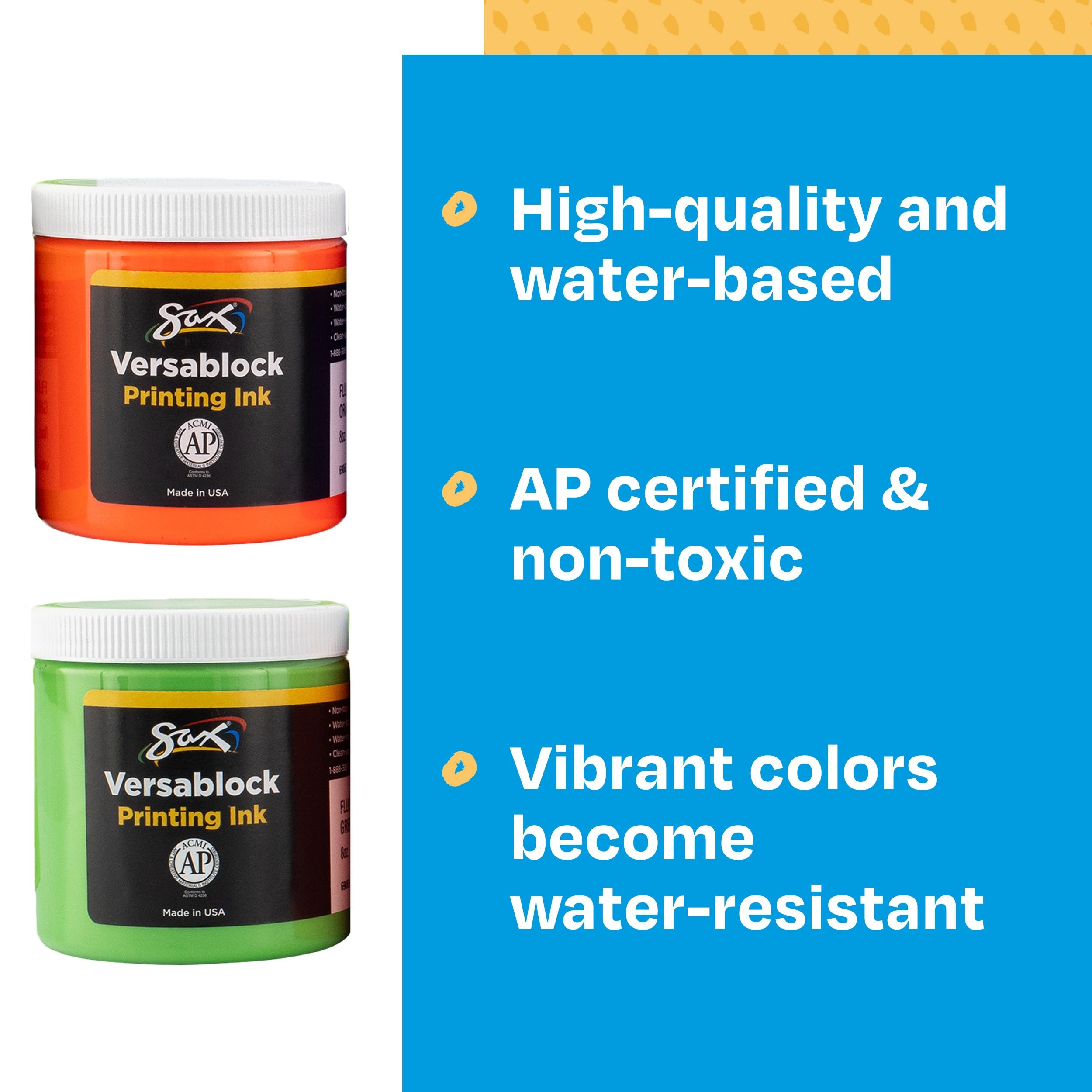 Foto 8 pulgar | Tinta De Impresión En Bloque Para Saxo Versablock A Base De Agua, 240 Ml, Juego De 8 - Venta Internacional.