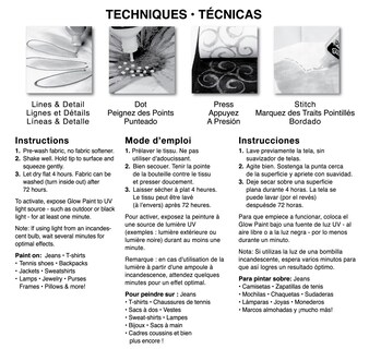 Foto 2 | Pintura Para Tela Tulip Dimensional Metallic 37 Ml (juego De 6) - Venta Internacional.