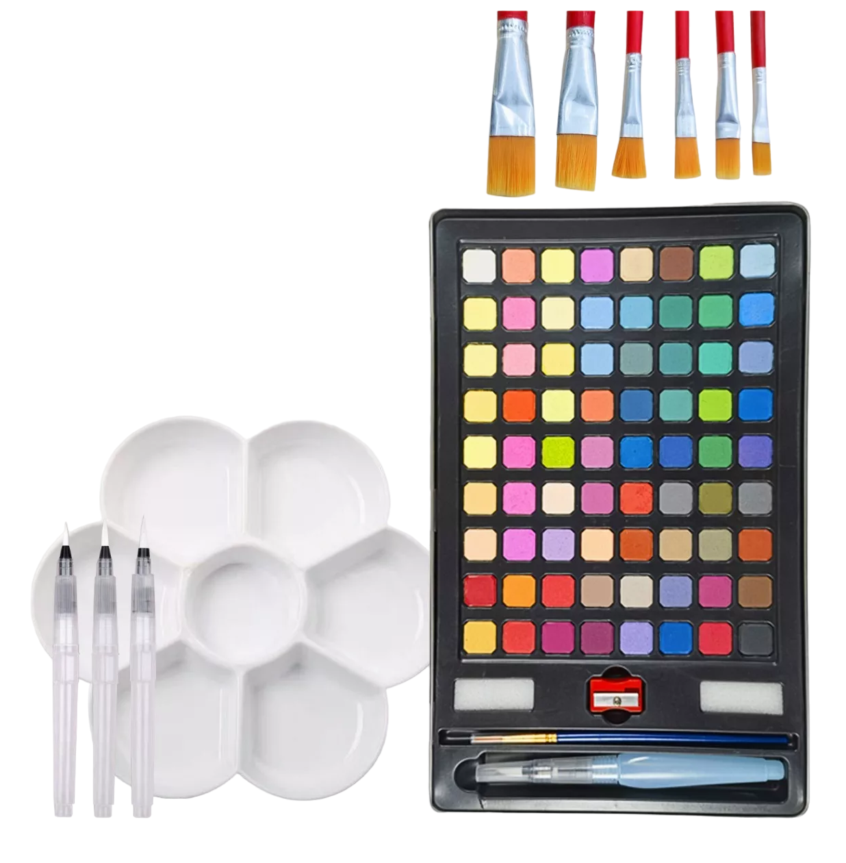 Foto 2 pulgar | Set de Arte Profesional BELUG Kit Dibujo Acuarelas 107 PZAS