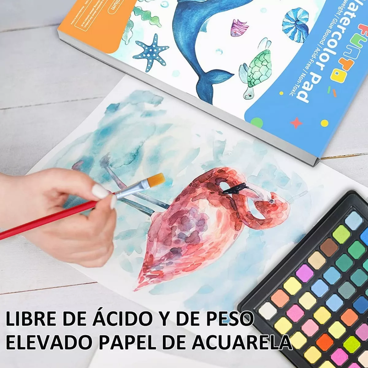 Foto 5 pulgar | Set de Arte Profesional BELUG Kit Dibujo Acuarelas 107 PZAS