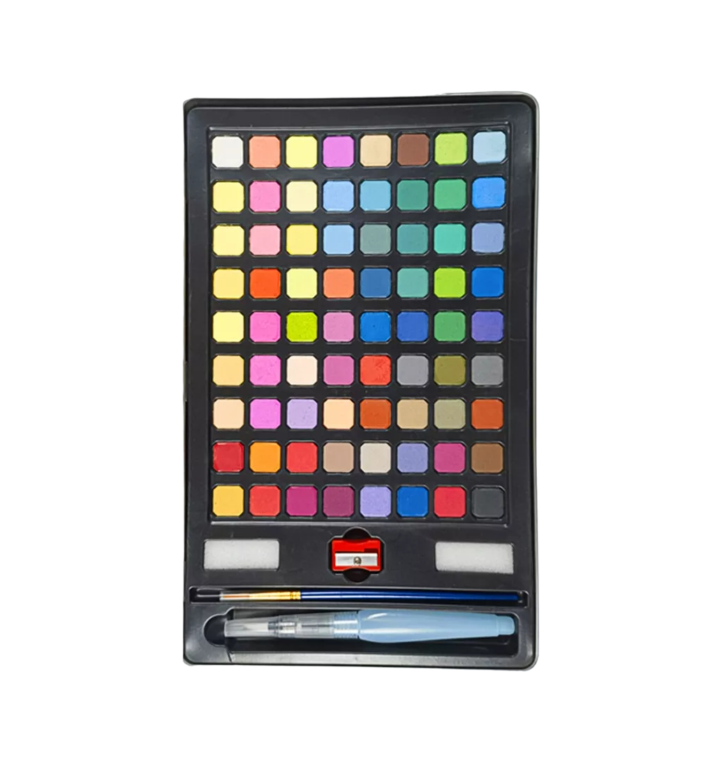 Set Arte Profesional Kit Dibujo Acuarelas Profesional 107 PZAS Multicolor