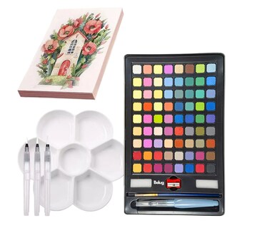 Foto 1 | Set Arte Profesional Kit Dibujo Acuarelas Profesional 117 Pzs Belug
