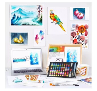 Foto 2 | Set Arte Profesional Kit Dibujo Acuarelas Profesional 117 Pzs Belug