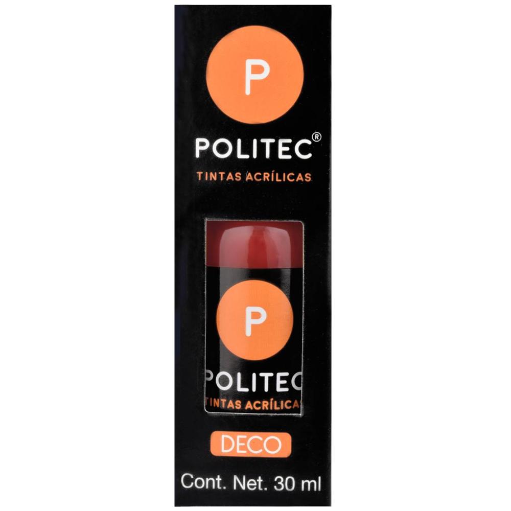 Foto 5 pulgar | Set 2 Piezas De Tinta Acrilica 30ml Politec