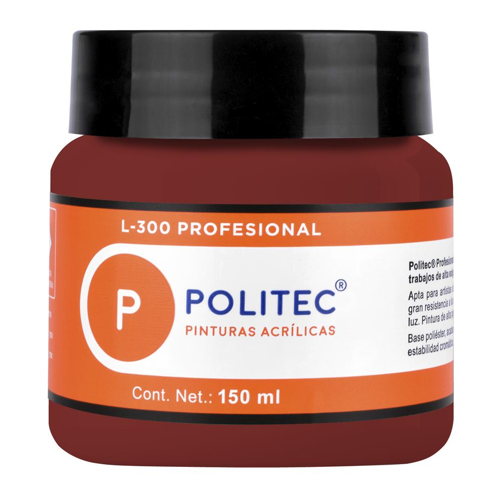 Foto 1 | Set 2 Piezas De Pintura Acrílica Linea 300 Profesional 150ml Politec