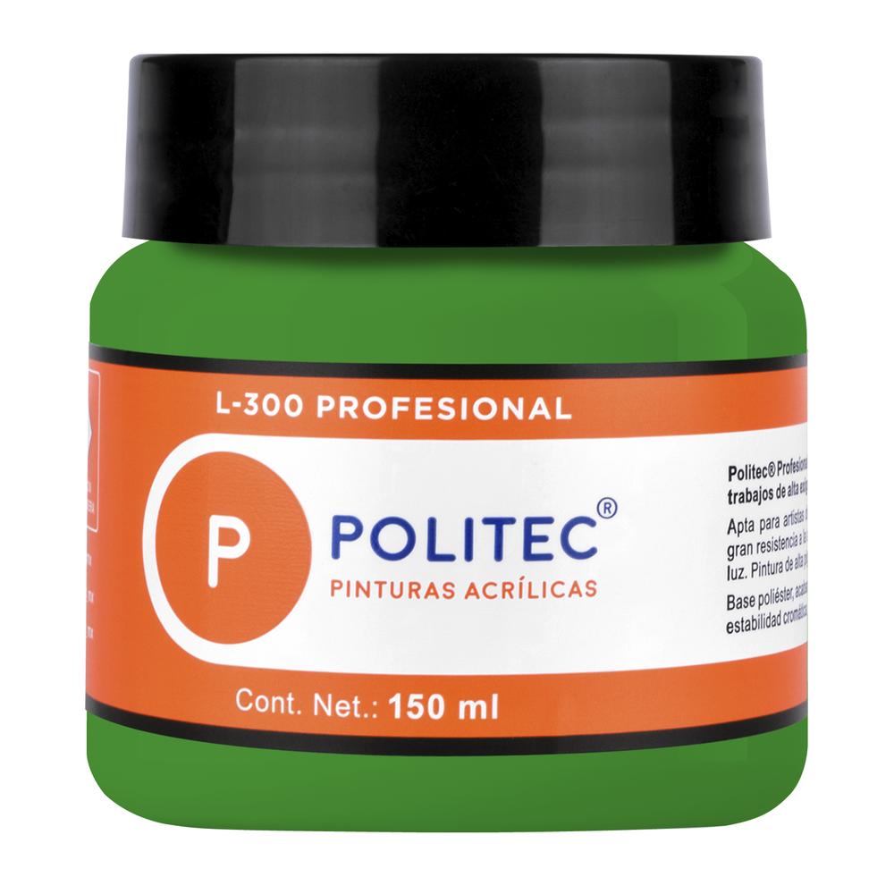Set 2 Piezas De Pintura Acrílica Linea 300 Profesional 150ml Politec