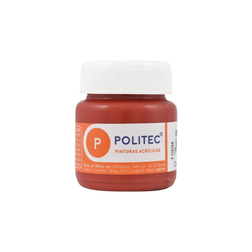 Set 5 Piezas De Pintura Acrilica Linea 300 30ml Politec