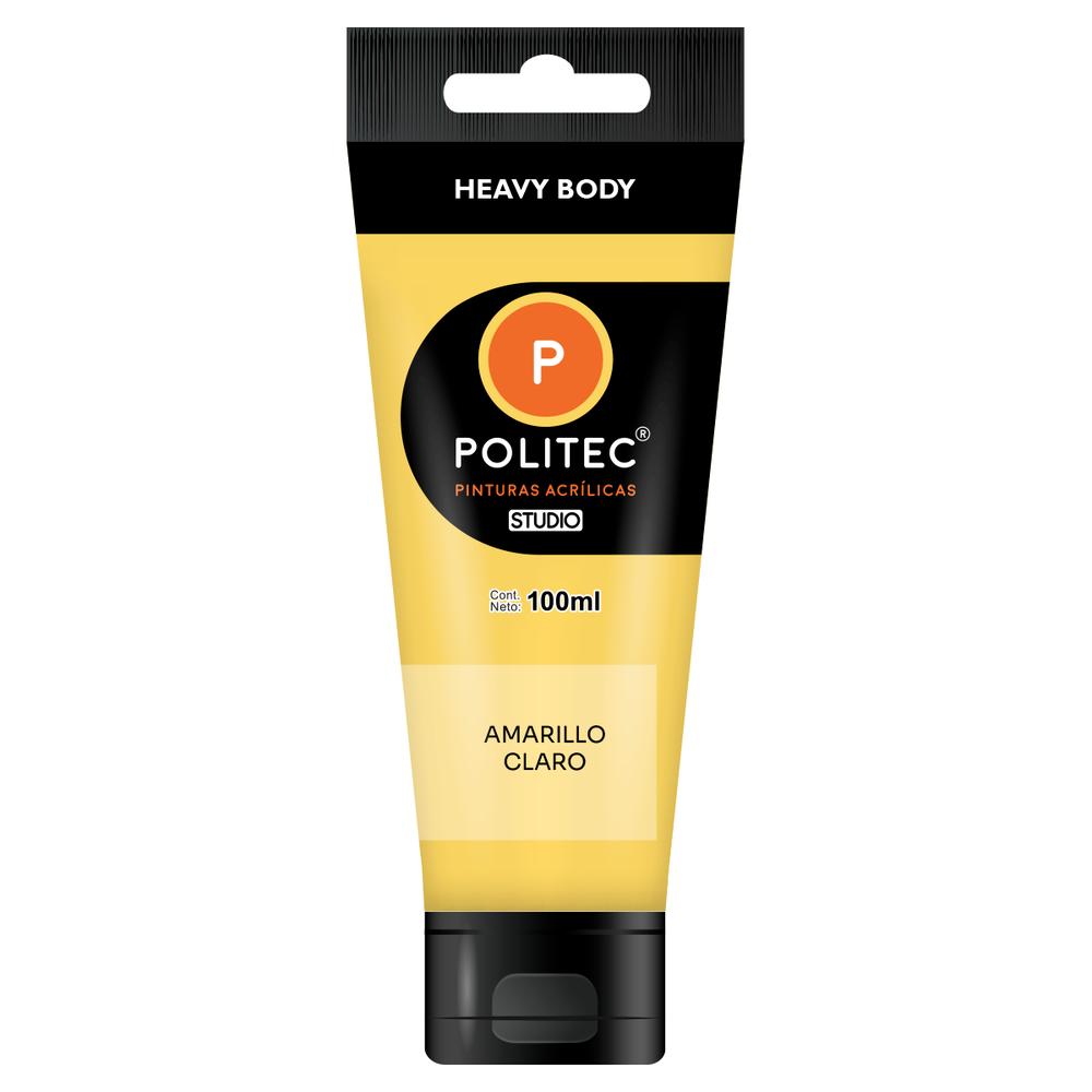 Set 2 Piezas De Pintura Acrilica L-3000 Tubo Plastico 100ml Politec