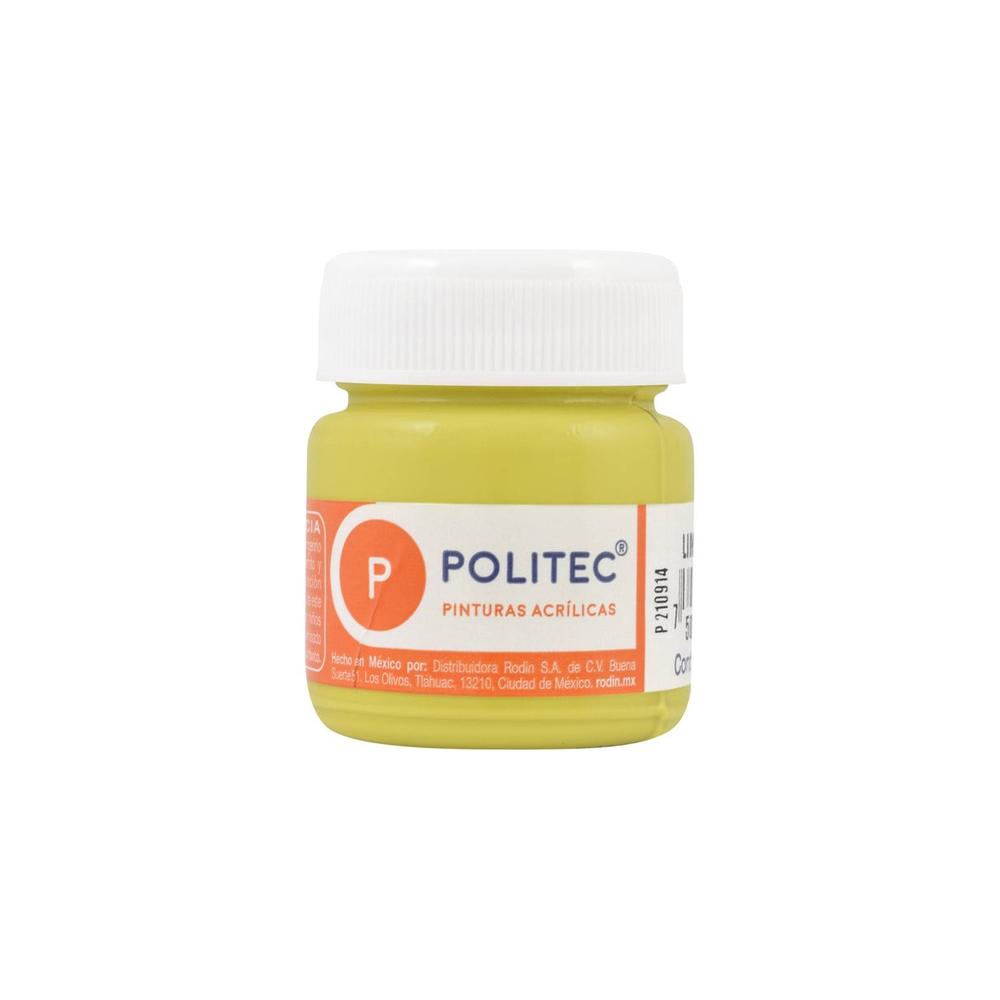 Set 5 Piezas De Pintura Acrilica Linea 300 30ml Politec