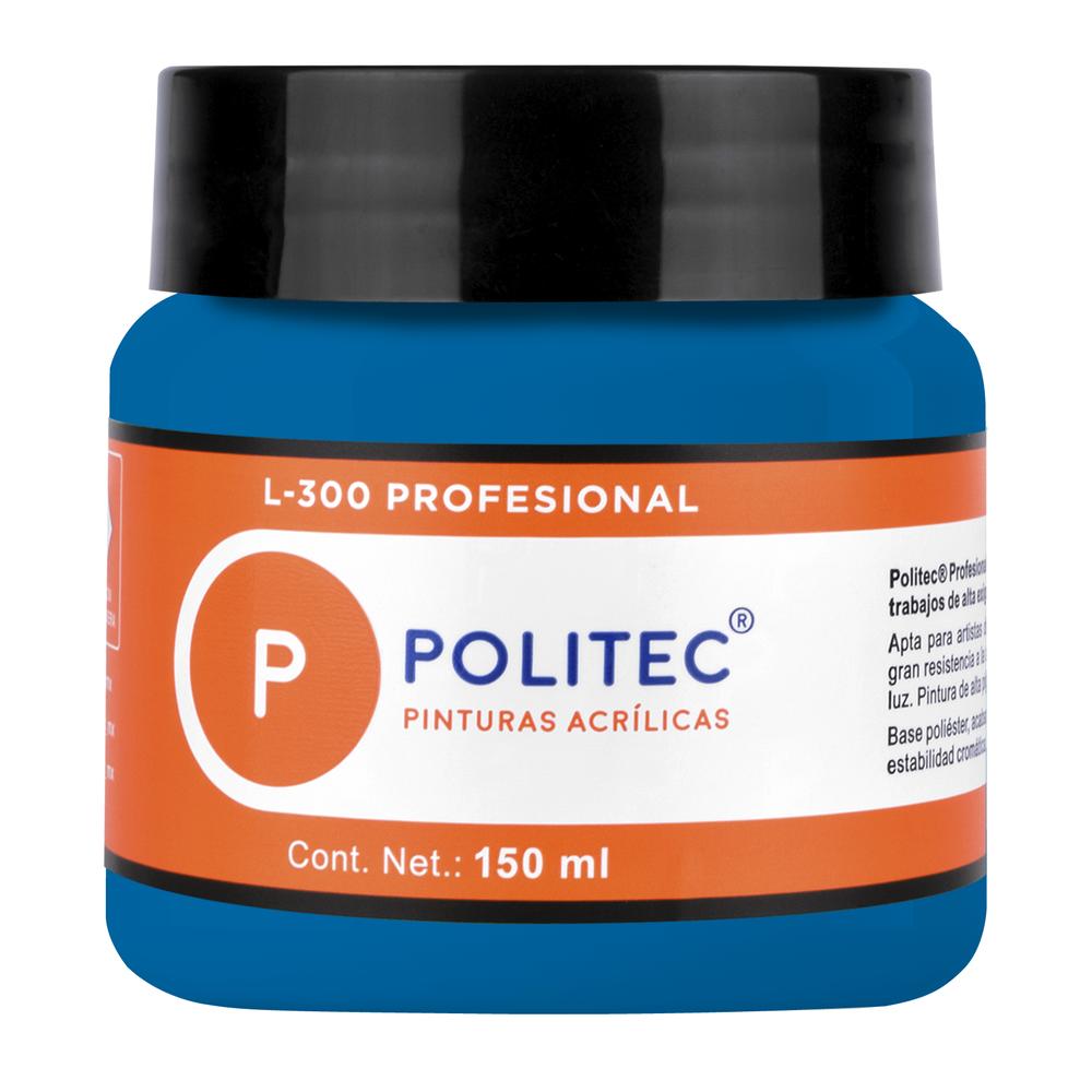 Foto 1 | Set 2 Piezas De Pintura Acrílica Linea 300 Profesional 150ml Politec