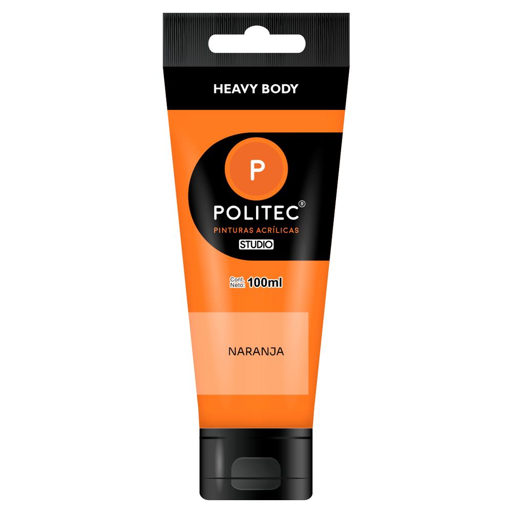 Set 2 Piezas De Pintura Acrilica L-3000 Tubo Plastico 100ml Politec