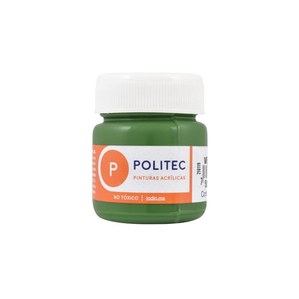 Set 5 Piezas De Pintura Acrilica Linea 300 30ml Politec