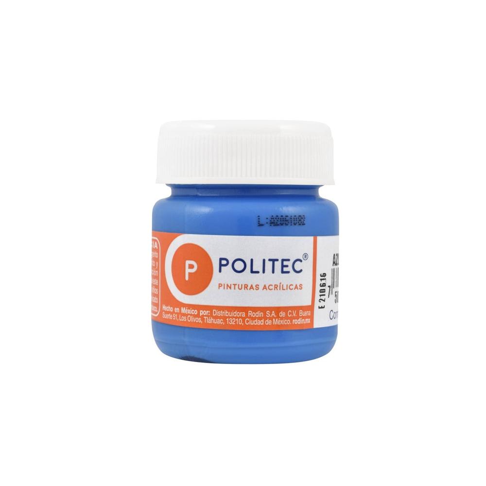 Foto 1 | Set 5 Piezas De Pintura Acrilica Linea 300 30ml Politec