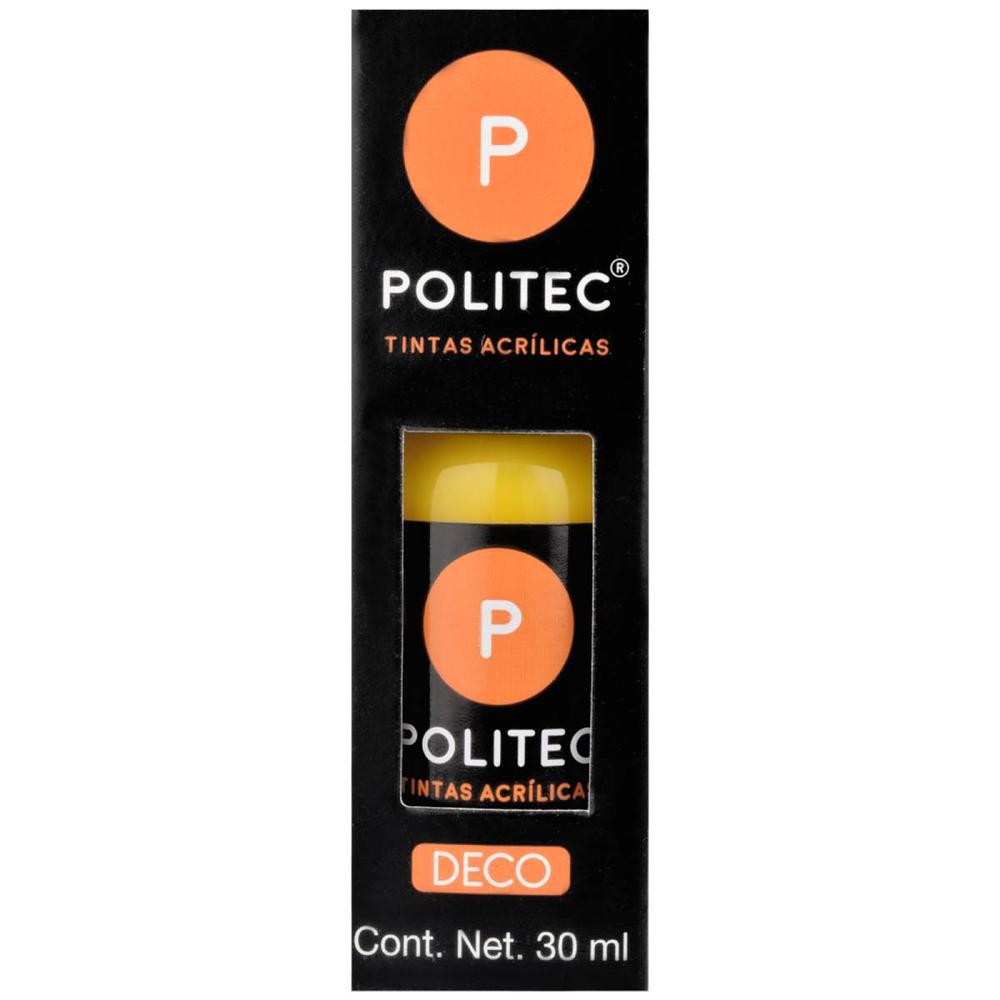 Foto 2 | Set 2 Piezas De Tinta Acrilica 30ml Politec