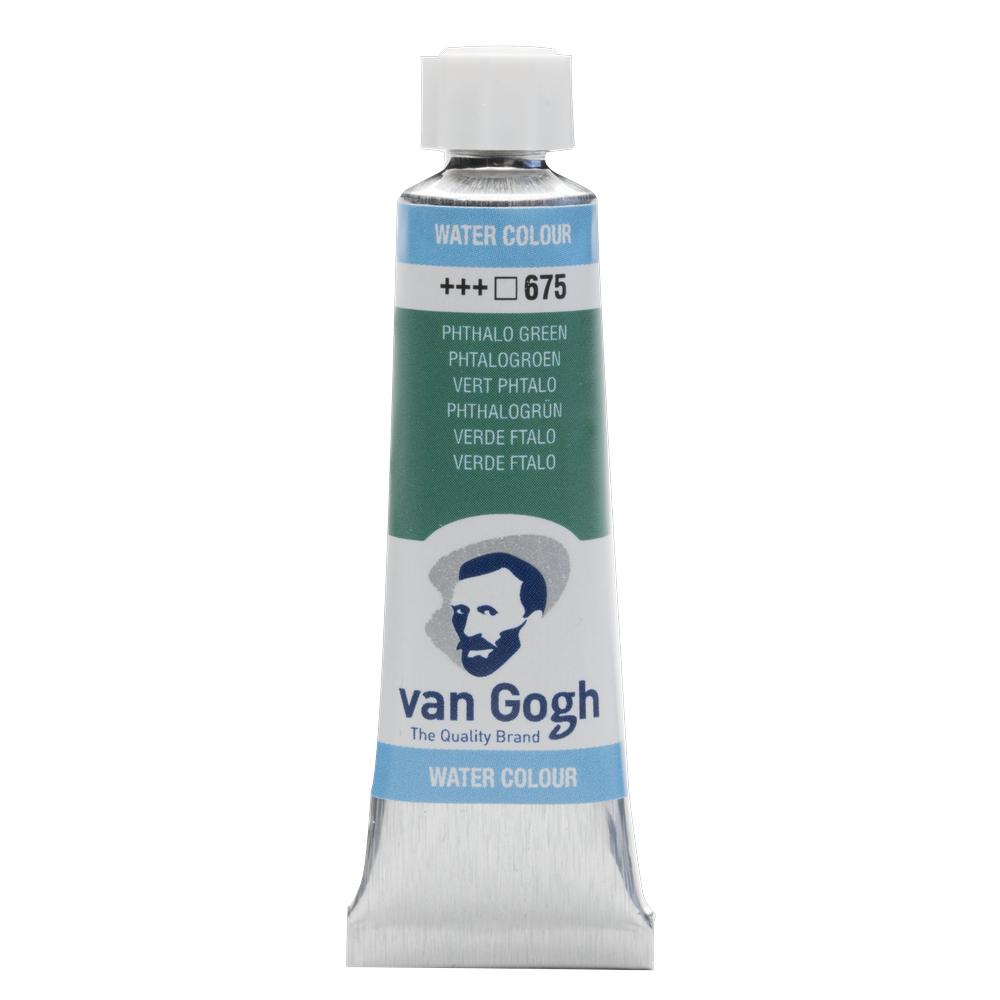 Foto 2 pulgar | Tubo de Acuarela Van Gogh 10 ml Royal Talens Verde Ftalo