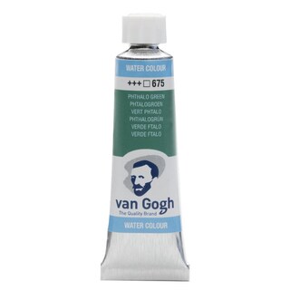 Foto 1 | Tubo de Acuarela Van Gogh 10 ml Royal Talens Verde Ftalo