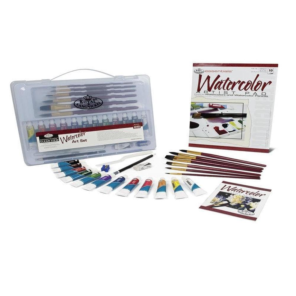Estuche De Plástico Clear View Acuarela Royal & Langnickel