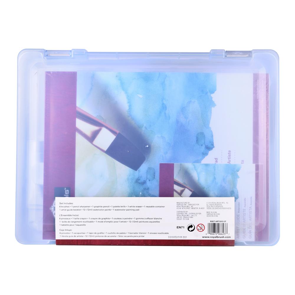 Foto 2 | Estuche De Plástico Clear View Acuarela Royal & Langnickel