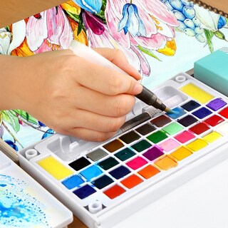 Foto 1 | Set De Pintura De Acuarela Sanlin Beans De 36 Colores Con Bolígrafo - Venta Internacional.