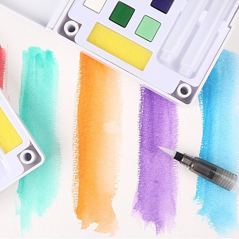 Foto 3 | Set De Pintura De Acuarela Sanlin Beans De 36 Colores Con Bolígrafo - Venta Internacional.