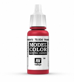 Foto 1 | Pintura Vallejo Rojo Transparente 17ml - Venta Internacional.