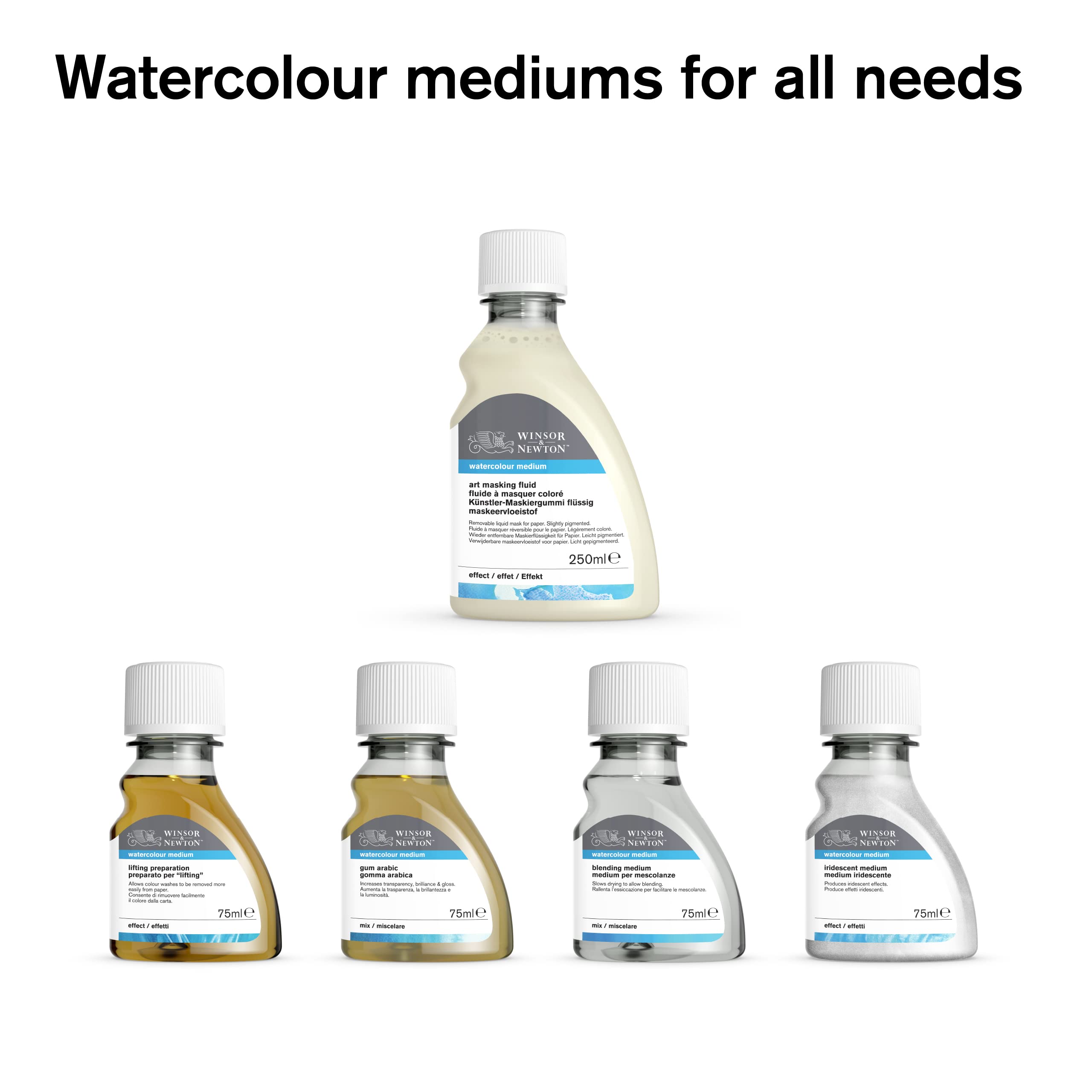Foto 7 | Fluido Para Enmascarar Watercolor Medium Winsor & Newton Art, 75 Ml - Venta Internacional.