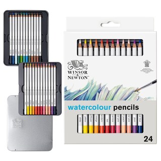 Foto 1 | Lápices De Acuarela Winsor & Newton Studio, Juego De 24 - Venta Internacional.