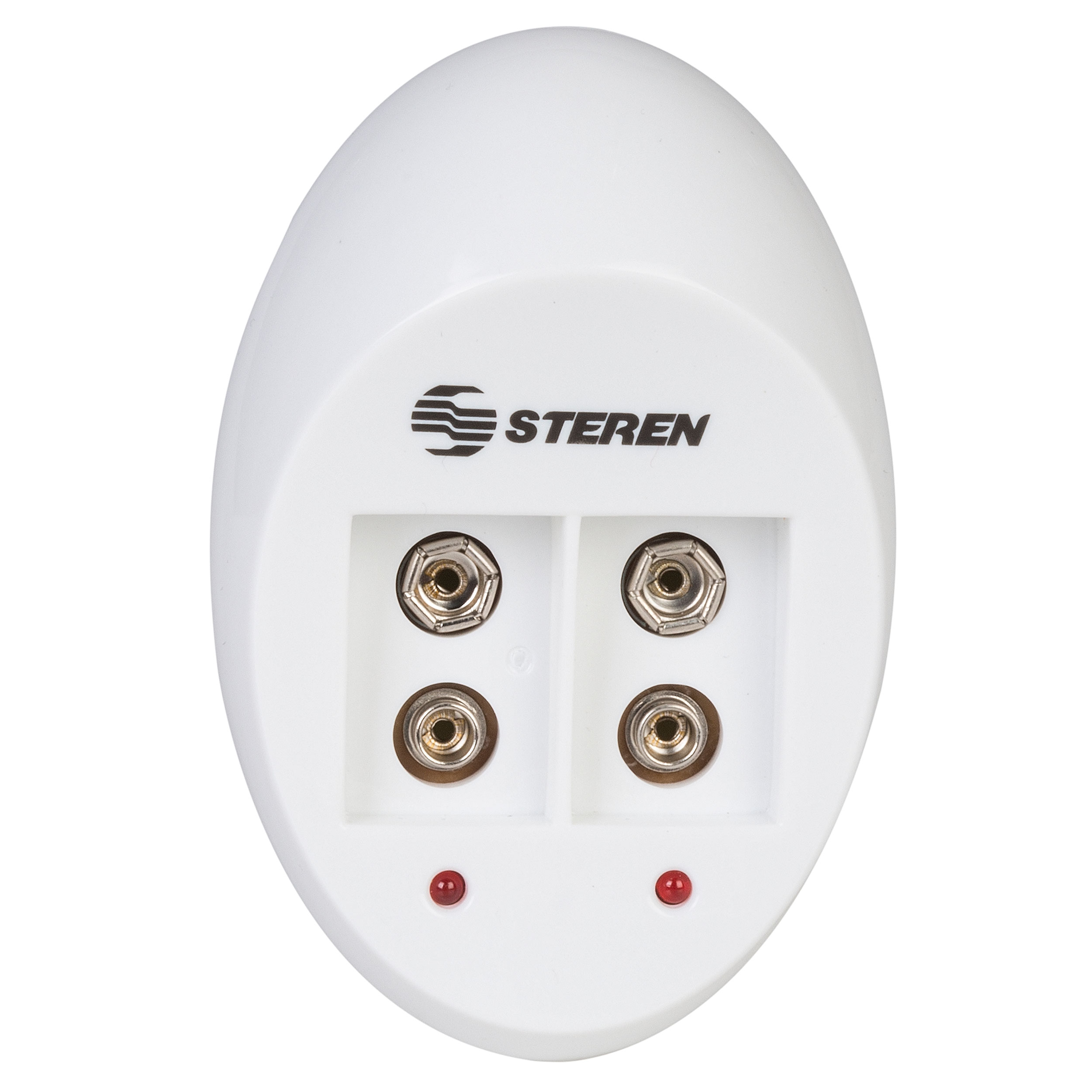 Foto 3 pulgar | Cargador Inteligente de Pilas Steren Crg-250 color Blanco 9 V Incluye 2 Pilas 9 V