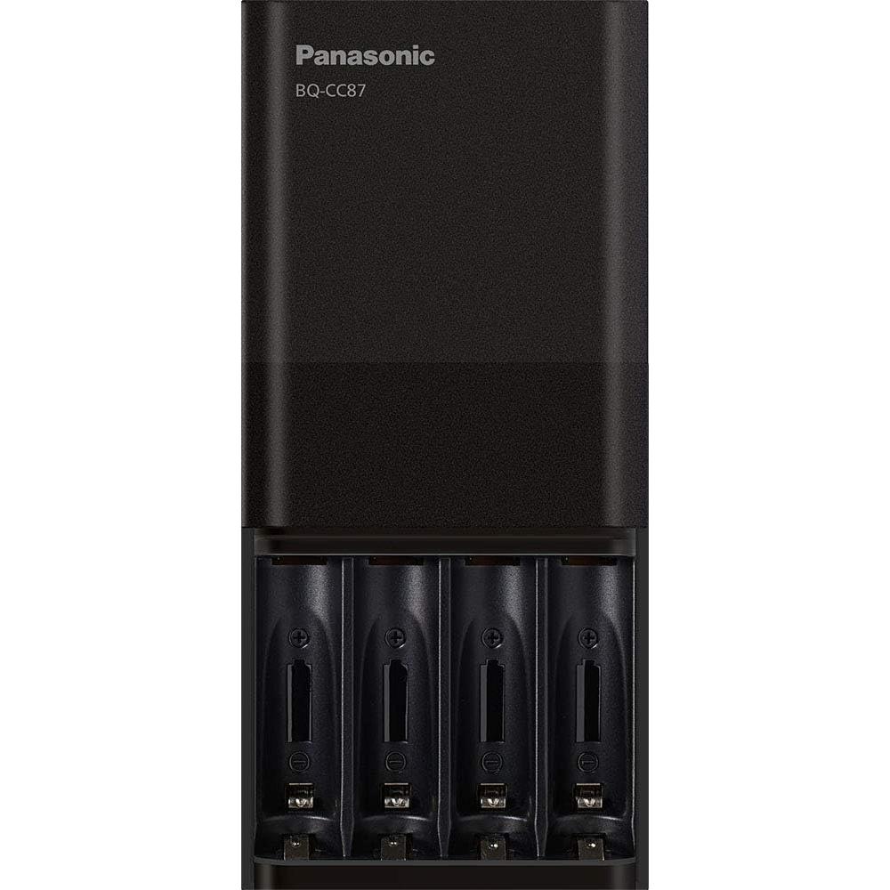 Cargador de Pilas Panasonic BQCC87 Negro