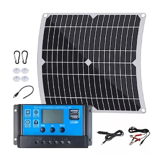 Foto 1 | Kit De Controlador Económico Carga Panel Solar De 100 Negro Azul