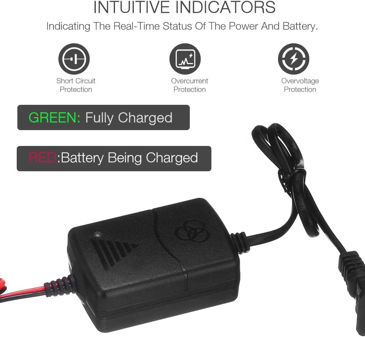 Foto 4 pulgar | Cargador De Batería De Coche 12v 1a, Mantenedor Para Batería De Vehículo - Venta Internacional.