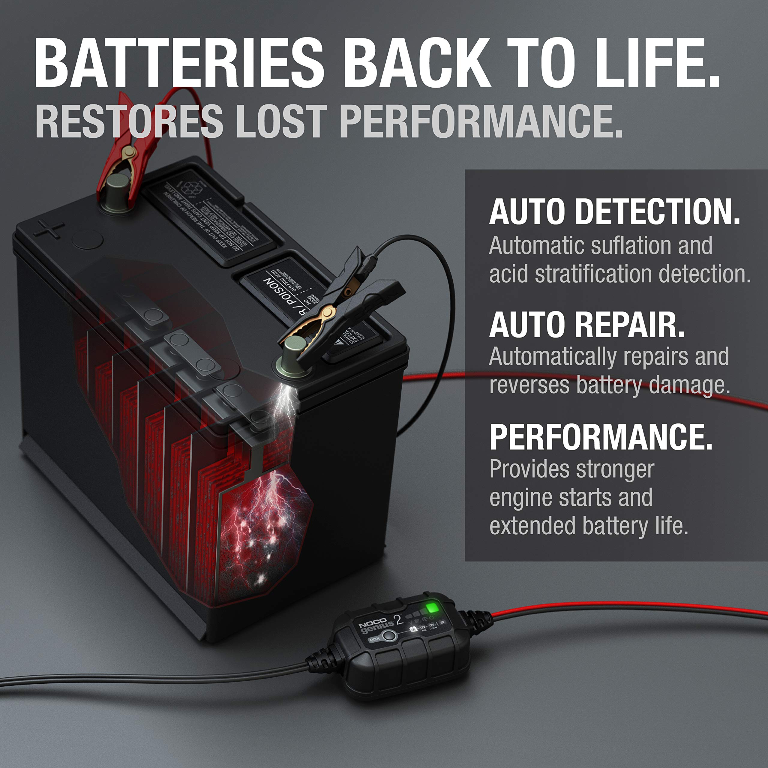 Foto 7 pulgar | Cargador De Batería De Coche Noco Genius2 2a 6v/12v Maintainer - Venta Internacional.