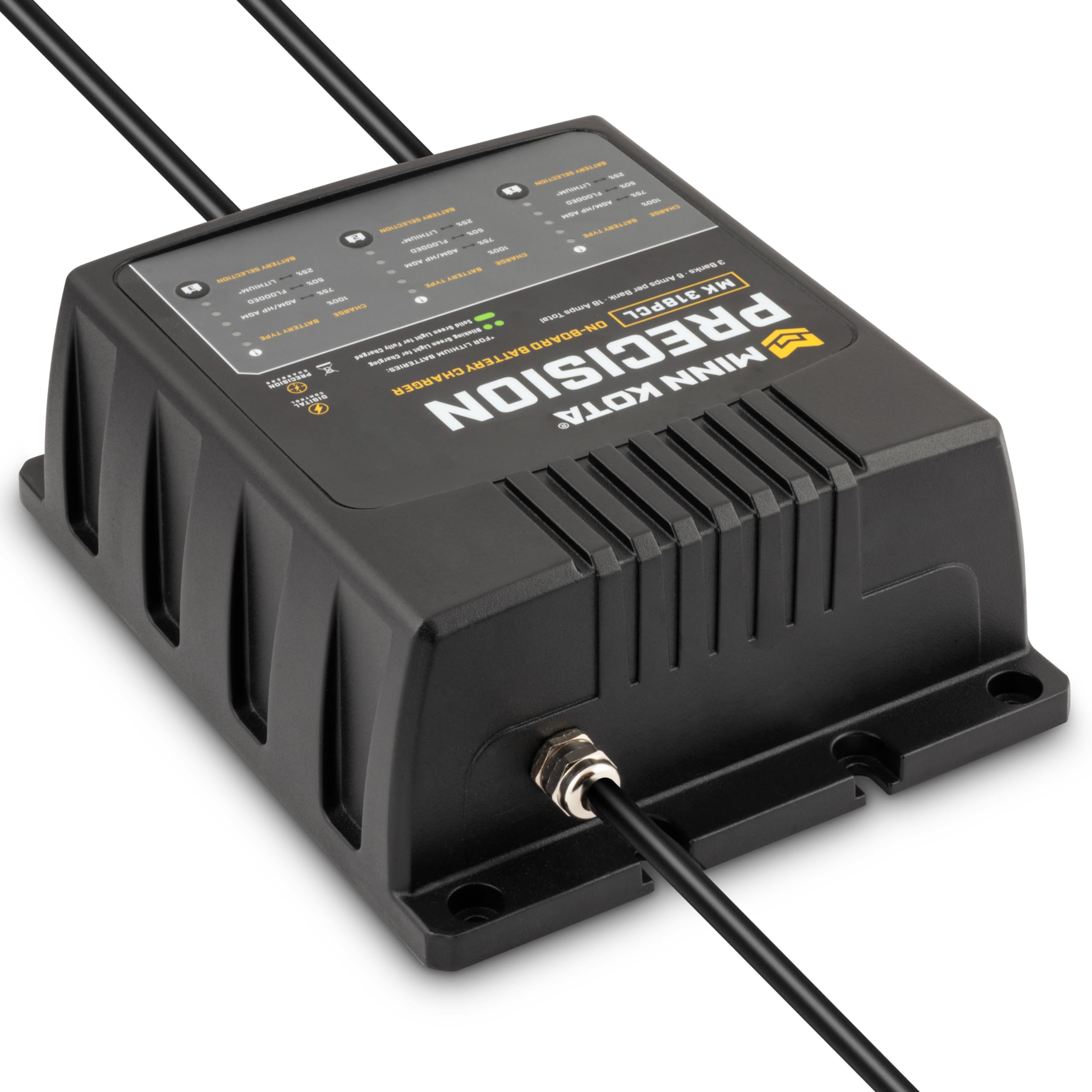 Foto 4 | Cargador De Batería Minn Kota Mk-318pcl Incorporado De 3 Bancos X 6 A - Venta Internacional.