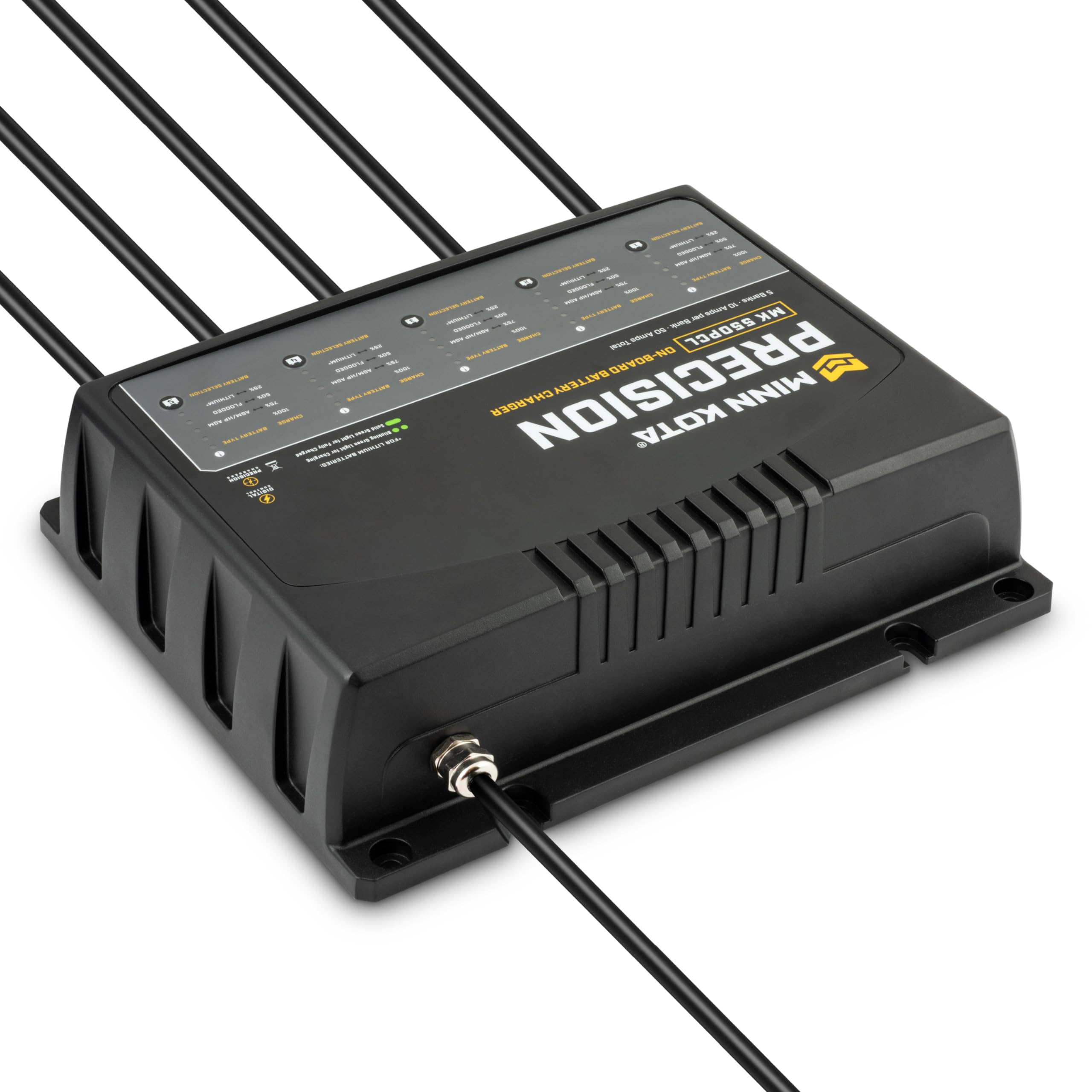 Foto 4 | Cargador De Batería Minn Kota Precision Mk 550 Pcl 5 Bank X 10a - Venta Internacional.