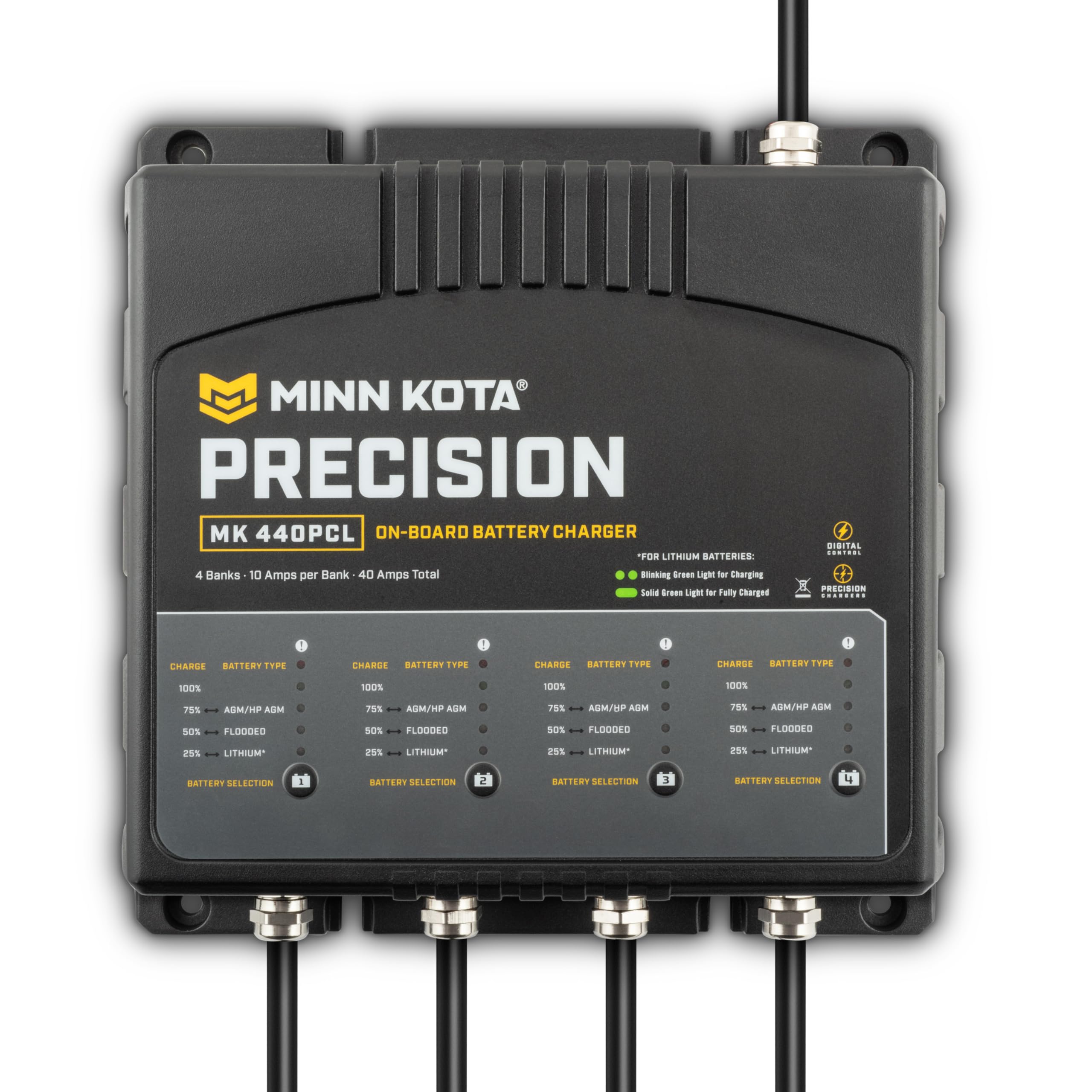 Foto 2 | Cargador De Batería Minn Kota Precision Mk 440 Pcl 4 Bank X 10a - Venta Internacional.