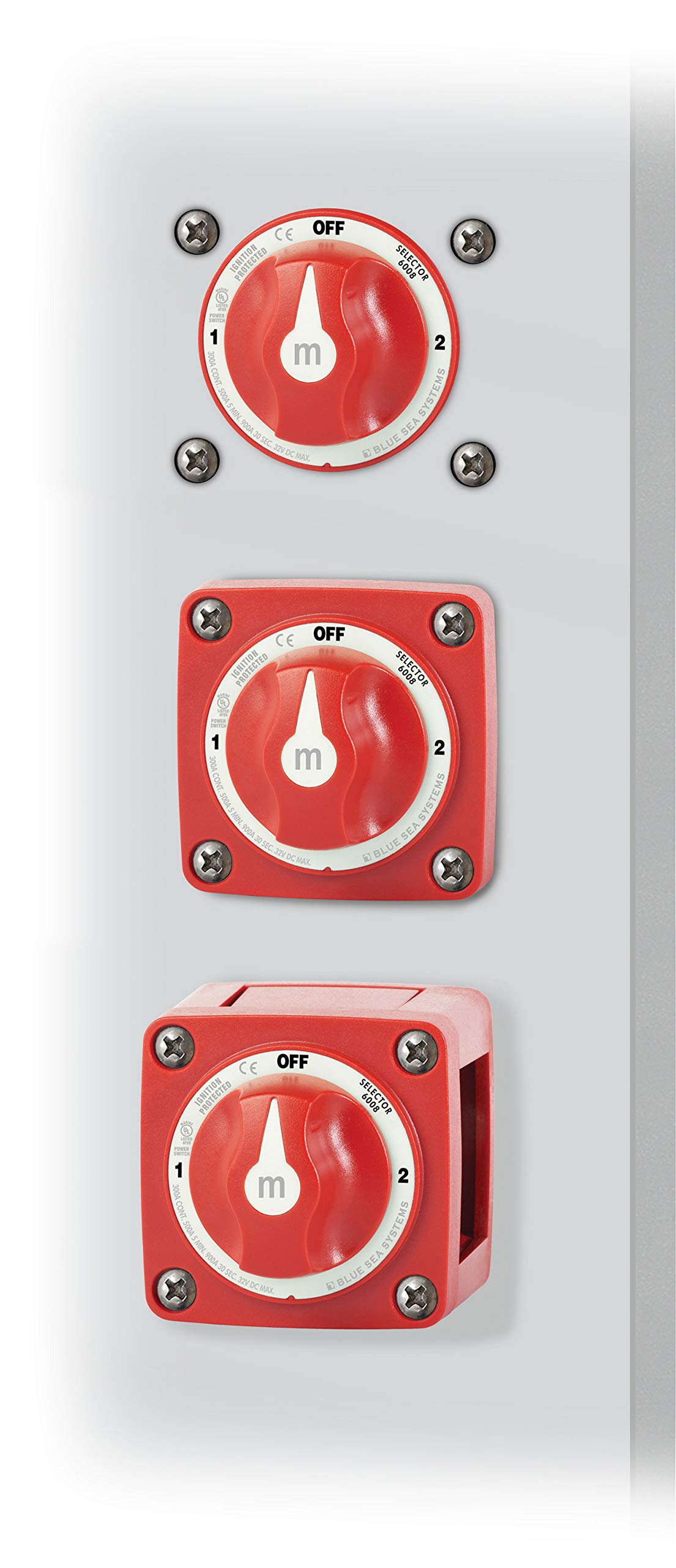 Foto 6 pulgar | Interruptor De Batería Blue Sea Systems M-series 6008 De 3 Posiciones - Venta Internacional.