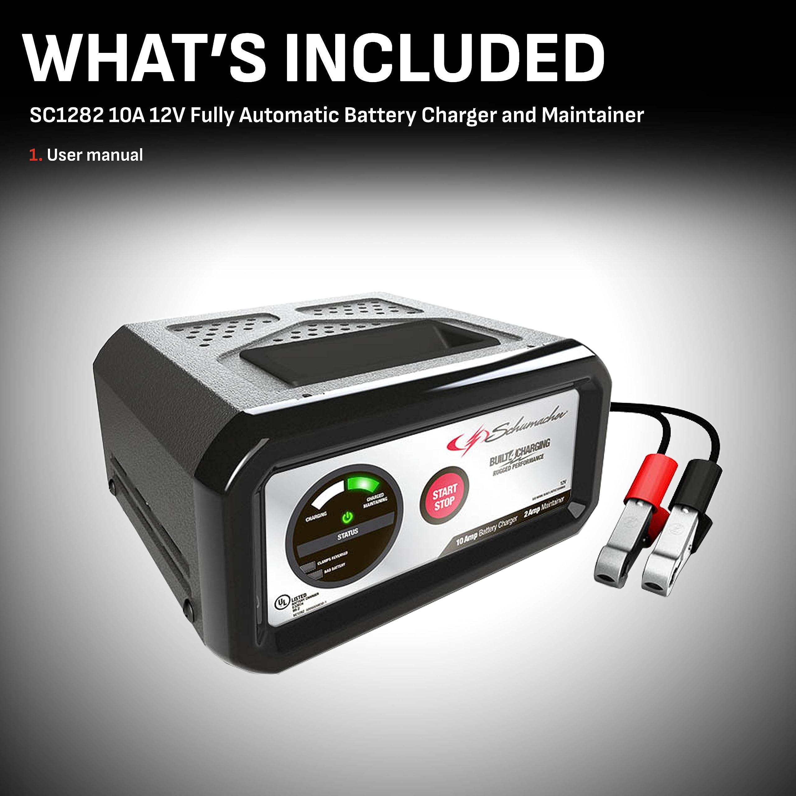 Foto 5 pulgar | Cargador Schumacher Sc1282 12 V 10 A Maintainer Automotive Marine - Venta Internacional.