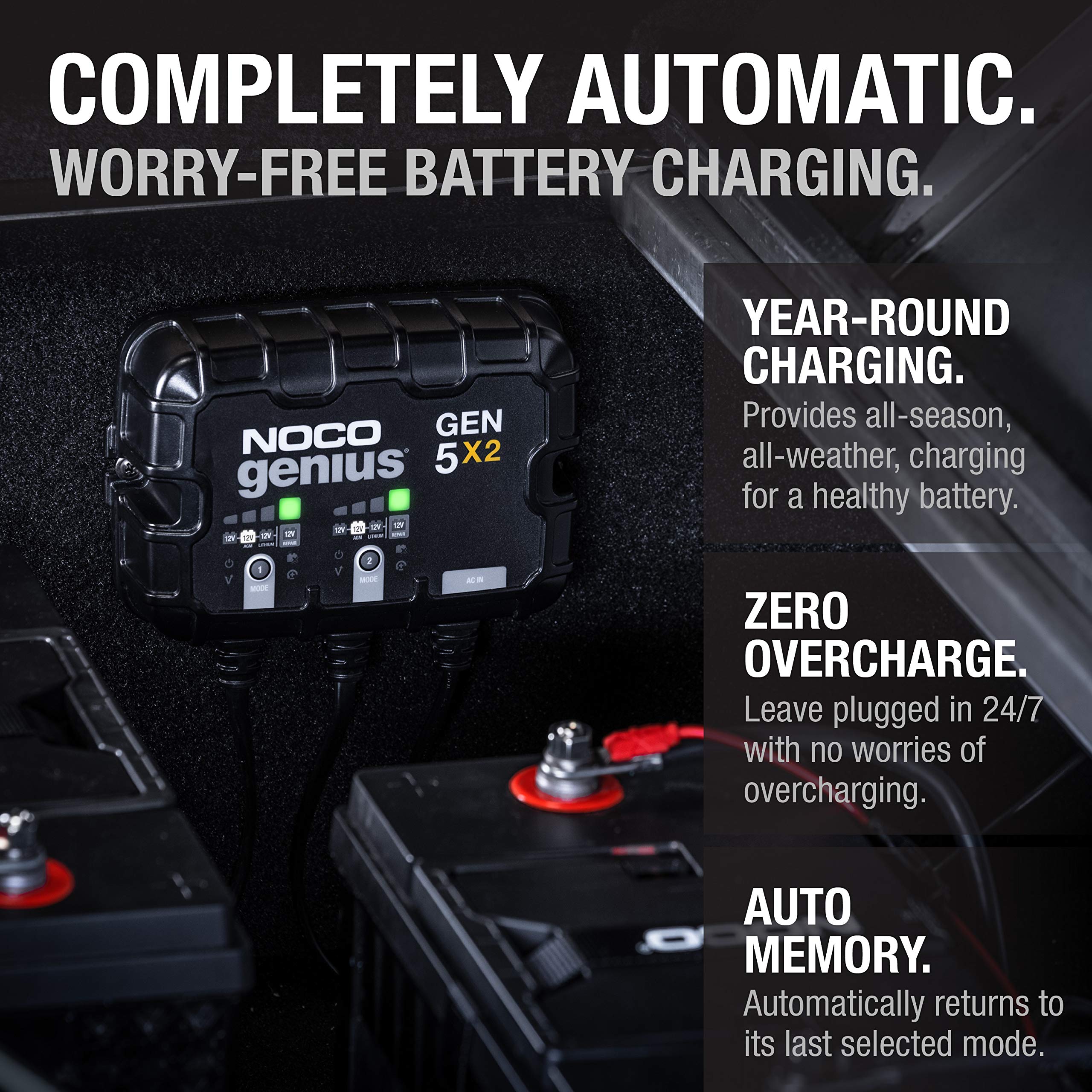 Foto 6 | Cargador De Batería Marino Noco Genius Gen5x2 2-bank 10a 12v - Venta Internacional.