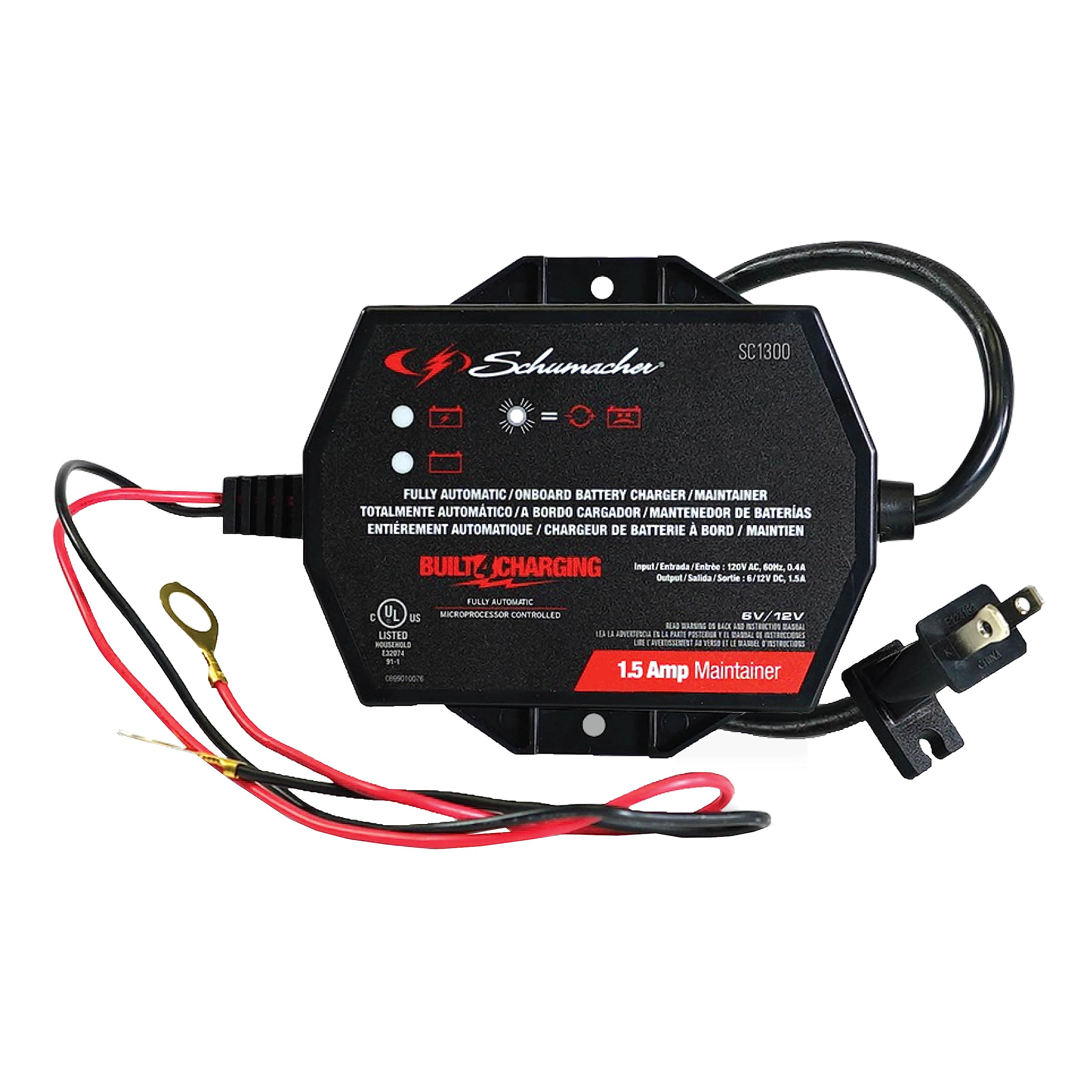 Foto 1 | Cargador De Baterías Maintainer Desulfator 1.5a 6v/12v Schumacher Sc1300 - Venta Internacional.
