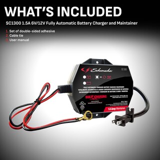 Foto 4 | Cargador De Baterías Maintainer Desulfator 1.5a 6v/12v Schumacher Sc1300 - Venta Internacional.