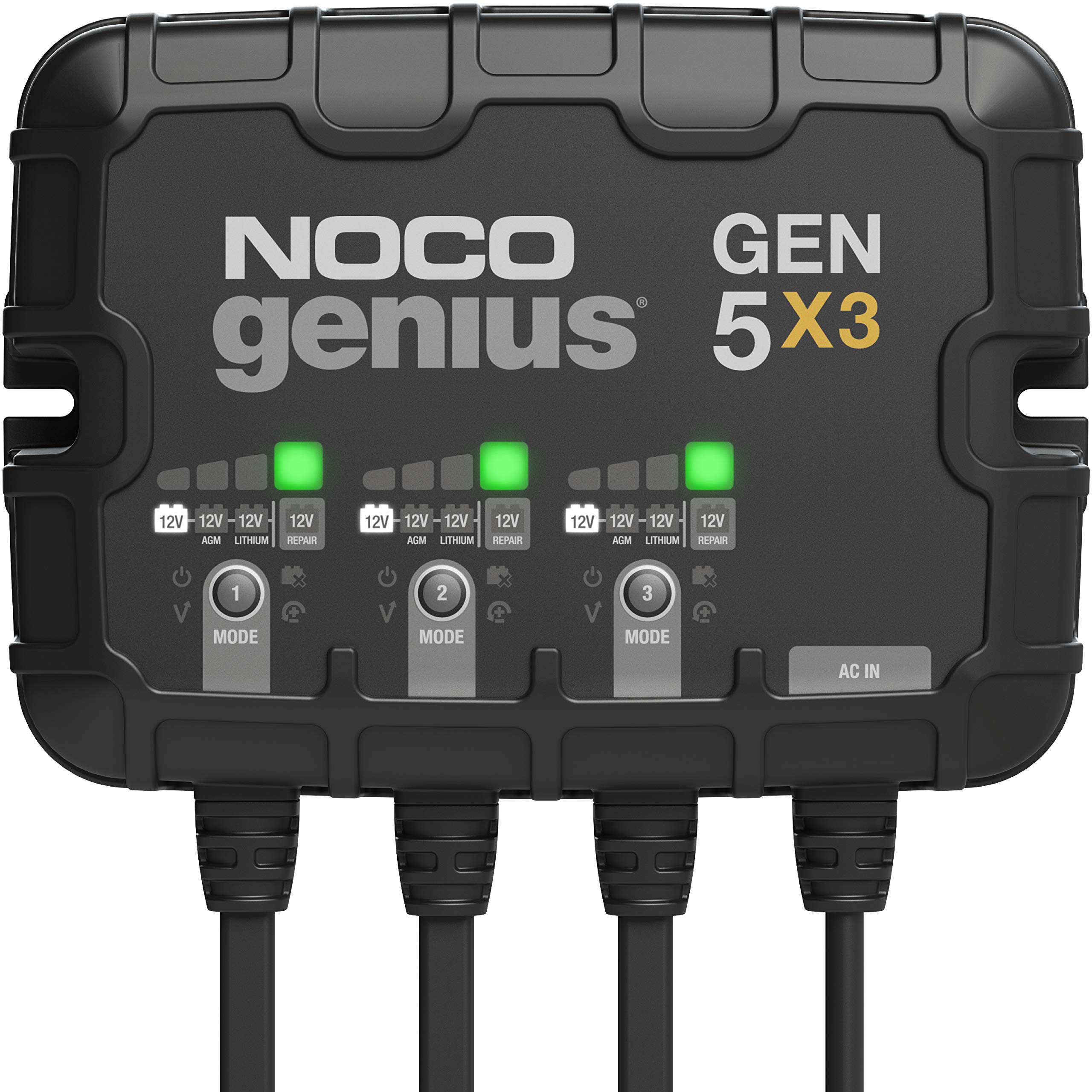 Foto 1 | Cargador De Batería Marino Noco Genius Gen5x3, 3 Bancos, 15 A, 12 V - Venta Internacional.