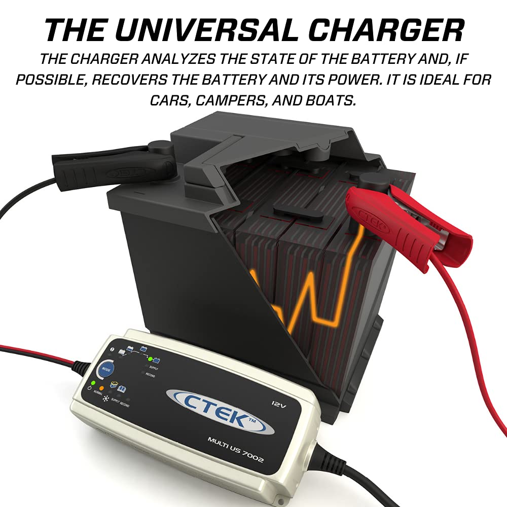 Foto 5 | Cargador De Baterías Ctek Multi Us 7002 12v 14-150ah - Venta Internacional.