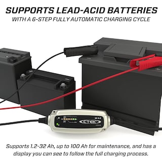Foto 4 | Cargador De Baterías Ctek Us 0.8 12v Totalmente Automático De 6 Pasos - Venta Internacional.